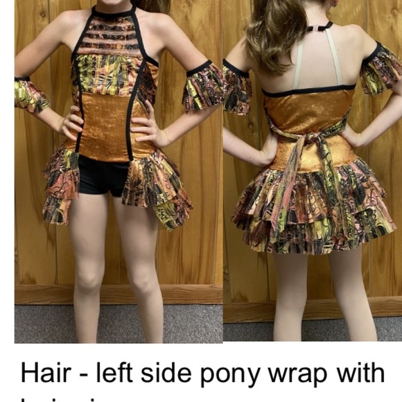 Wakanda / Safari / African, dance costume, acro costume, Halloween costume - Picture 5 of 9